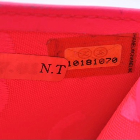 Authentic CHANEL lamb skin cambon line CC logo long wallet crossbody black - Picture 15 of 17